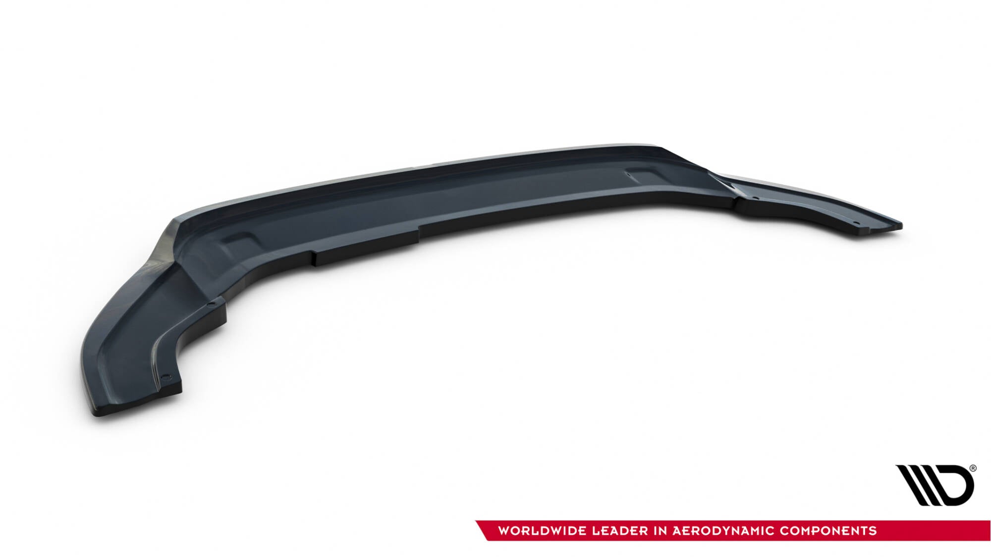 Maxton Design Street+ Spoilerlippe Front Ansatz V.3 passend für VW Golf R / R-Line Mk7 Facelift schwarz Hochglanz