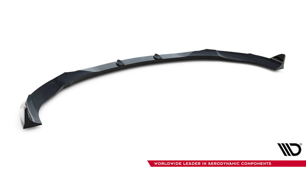 Maxton Design Street+ Spoilerlippe Front Ansatz V.2 passend für Mercedes-AMG CLE 53 C236 schwarz Hochglanz