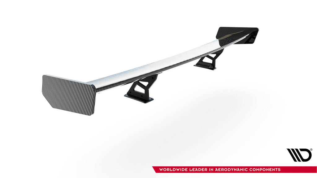 Maxton Design Carbon Spoiler With Internal Brackets Uprights BMW 3er Coupe E46 für BMW 3er E46