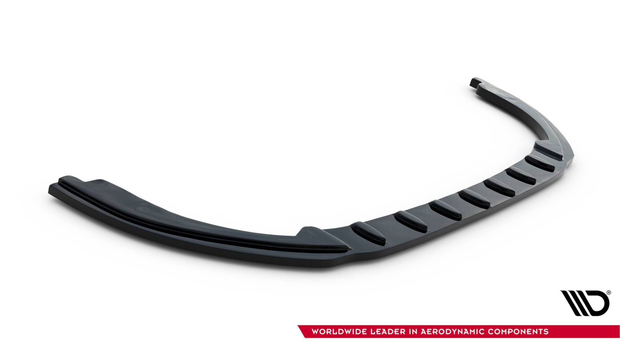 Maxton Design Street+ Spoilerlippe Front Ansatz V.1 passend für Peugeot RCZ Mk1 schwarz Hochglanz