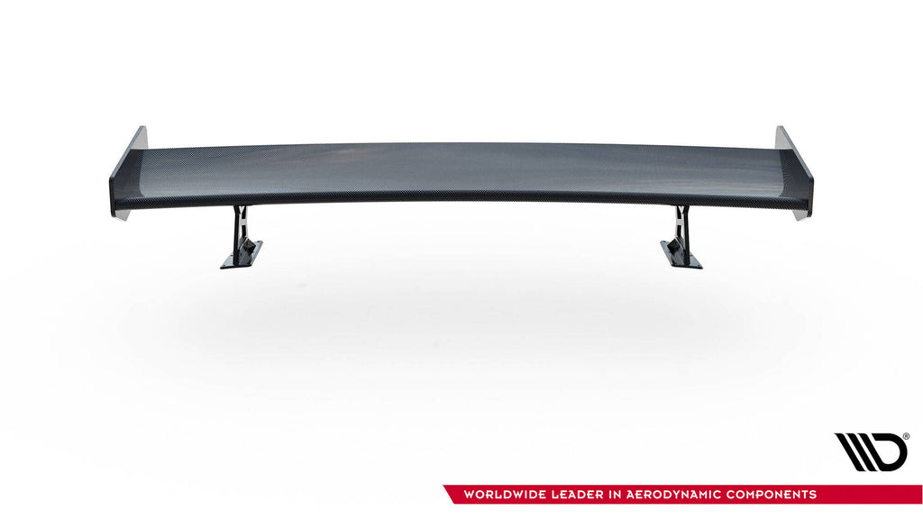 Maxton Design Carbon Spoiler With External Brackets Uprights + LED BMW 3er / M3 Coupe E92 für BMW 3er E92