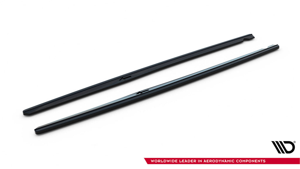 Maxton Design Street+ Seitenschweller Leisten passend für BMW 3er E92 M-Paket schwarz Hochglanz