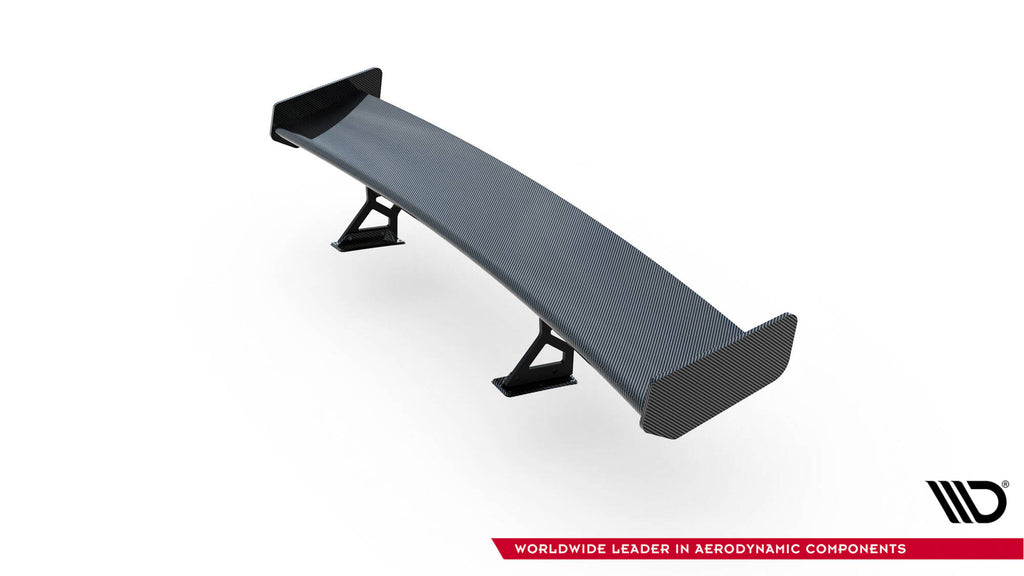 Maxton Design Carbon Spoiler With Internal Brackets Uprights Honda Civic SI Mk10 für Honda Civic Mk10
