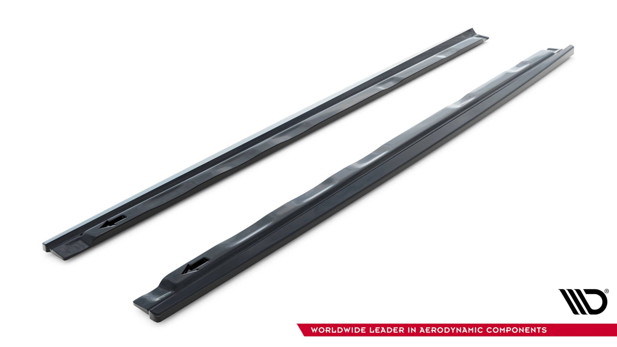 Maxton Design Street+ Seitenschweller Leisten passend für Renault Laguna Hatchback GT Mk3 schwarz Hochglanz