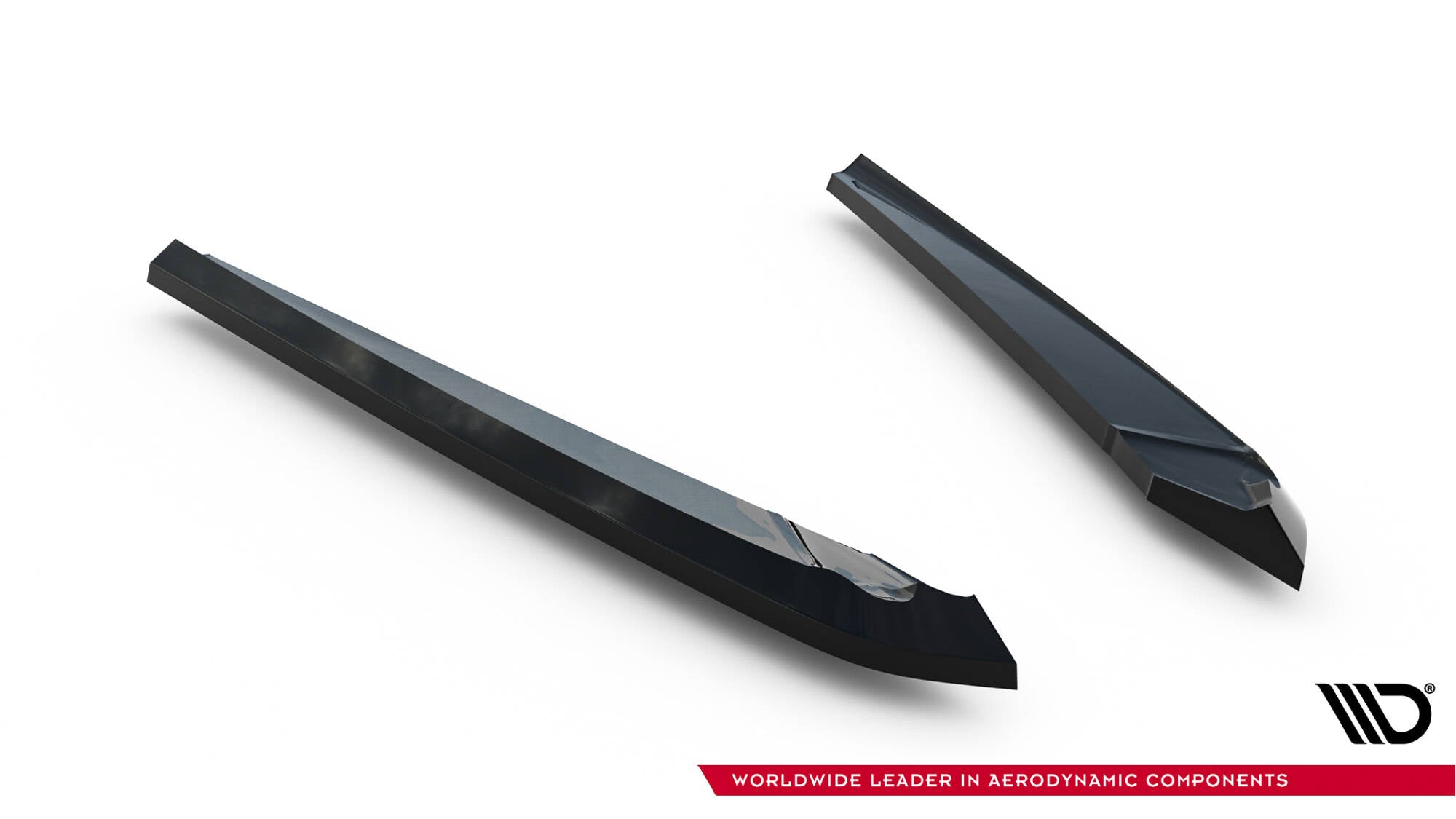Maxton Design Heck Ansatz Flaps Diffusor V.2 passend für Audi A6 S-line Avant C7 schwarz Hochglanz