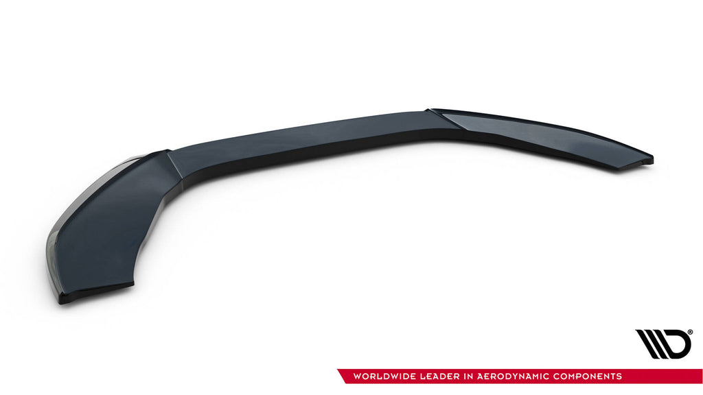 Maxton Design Street+ Spoilerlippe Front Ansatz V.2 passend für Audi S6 / A6 S-Line C7 schwarz Hochglanz