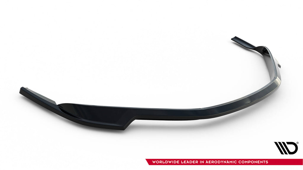 Maxton Design Street+ Spoilerlippe Front Ansatz passend für Porsche 911 Turbo S Sport Package 992 schwarz Hochglanz