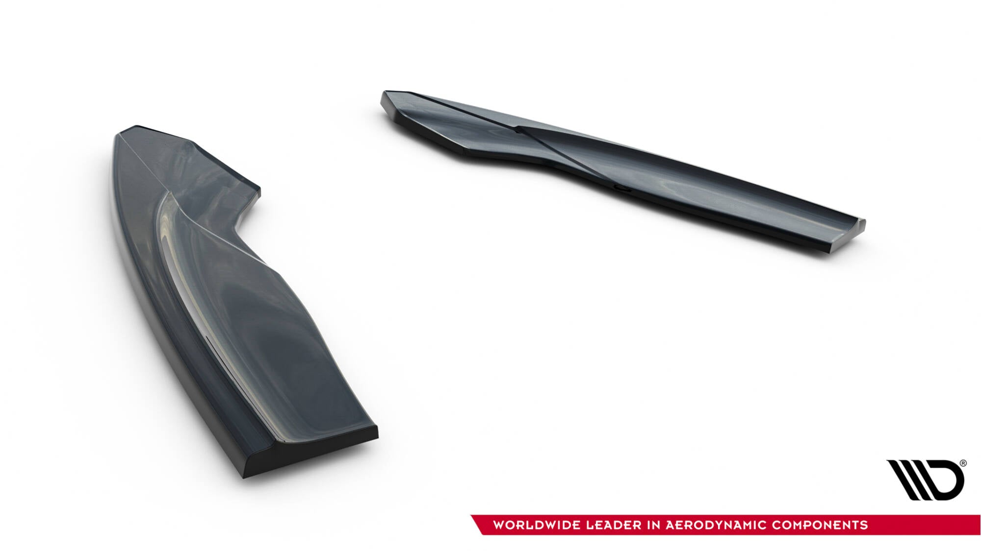 Maxton Design Heck Ansatz Flaps Diffusor V.2 passend für Ford Focus ST Mk2 FL schwarz Hochglanz