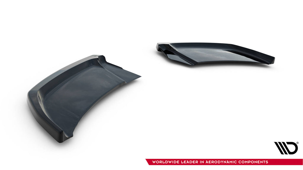 Maxton Design Heck Ansatz Flaps Diffusor V.2 passend für Audi A1 S-Line GB schwarz Hochglanz