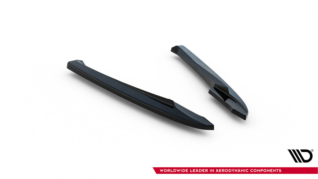 Maxton Design Heck Ansatz Flaps Diffusor V.2 passend für Audi A4 B8 schwarz Hochglanz