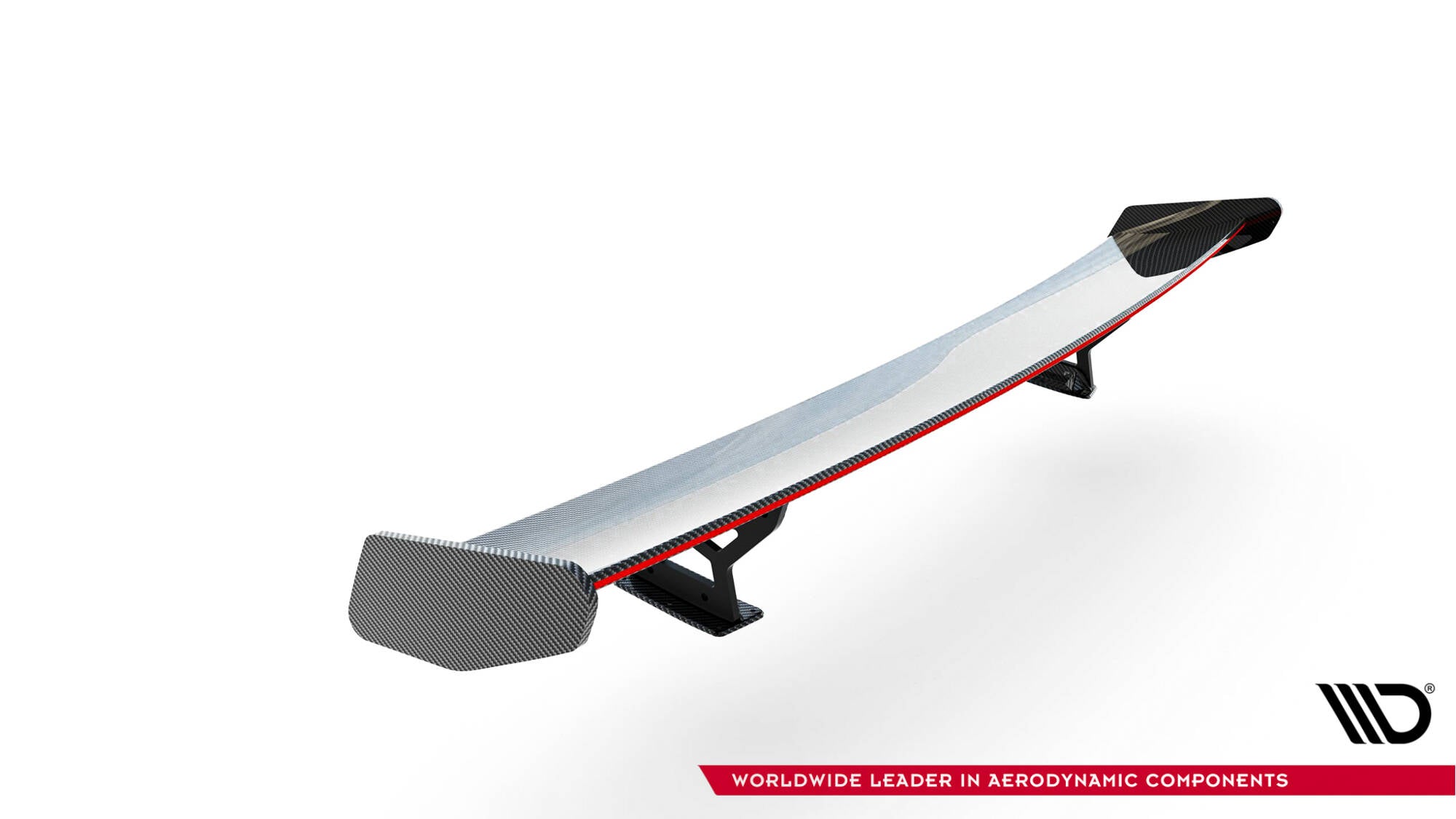 Maxton Design Carbon Spoiler With Internal Brackets Uprights + LED BMW 5er / M5 Limousine G30 / F90 für BMW M5 F90