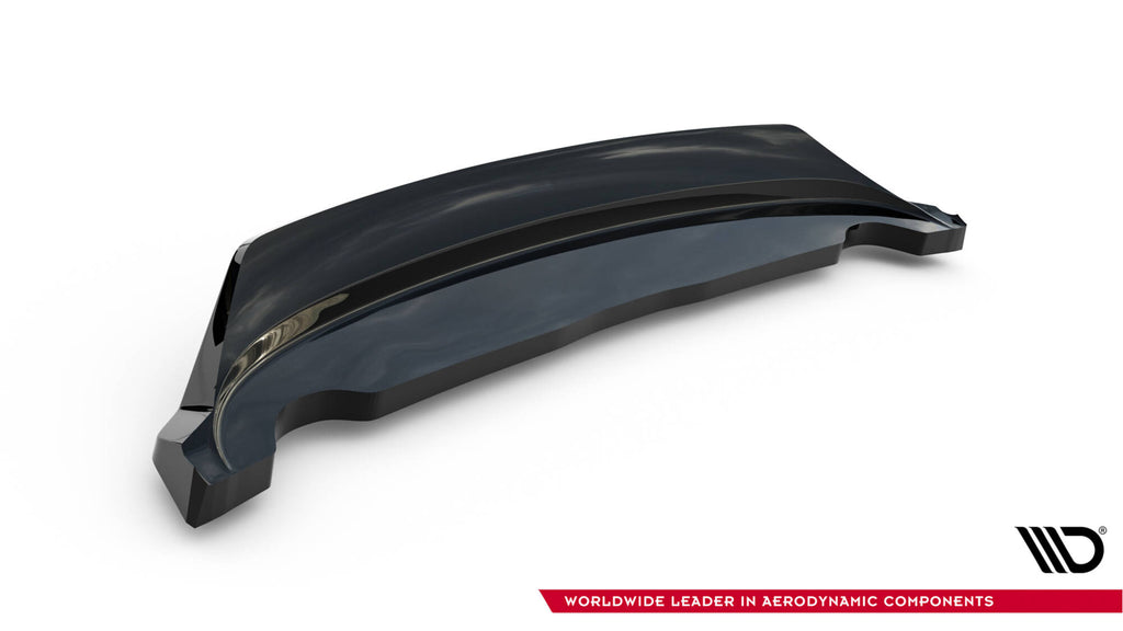 Maxton Design Street+ Mittlerer Diffusor RACE passend für Mazda 6 Limousine Mk3 Facelift schwarz Hochglanz