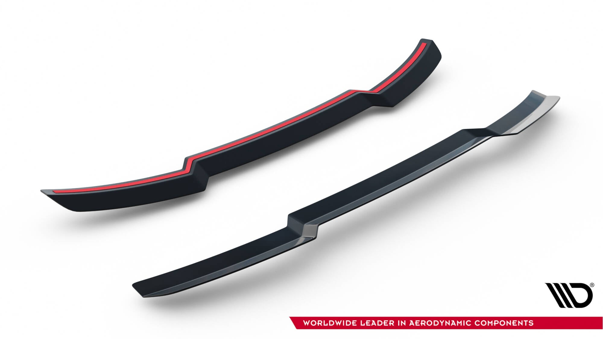 Maxton Design Spoiler CAP V.1 passend für Audi RS6 C7 / C7 Facelift schwarz Hochglanz