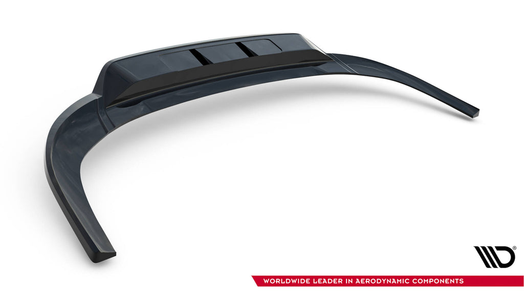 Maxton Design Street+ Mittlerer Diffusor RACE passend für Audi A3 Limousine 8Y schwarz Hochglanz