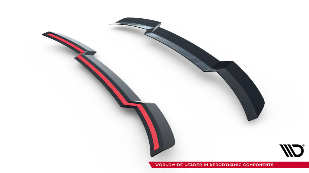 Maxton Design Spoiler CAP V.1 passend für Audi RS6 C7 / C7 Facelift schwarz Hochglanz