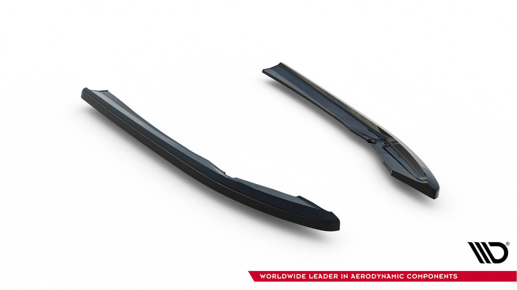 Maxton Design Heck Ansatz Flaps Diffusor passend für Audi S8 D5 Facelift schwarz Hochglanz