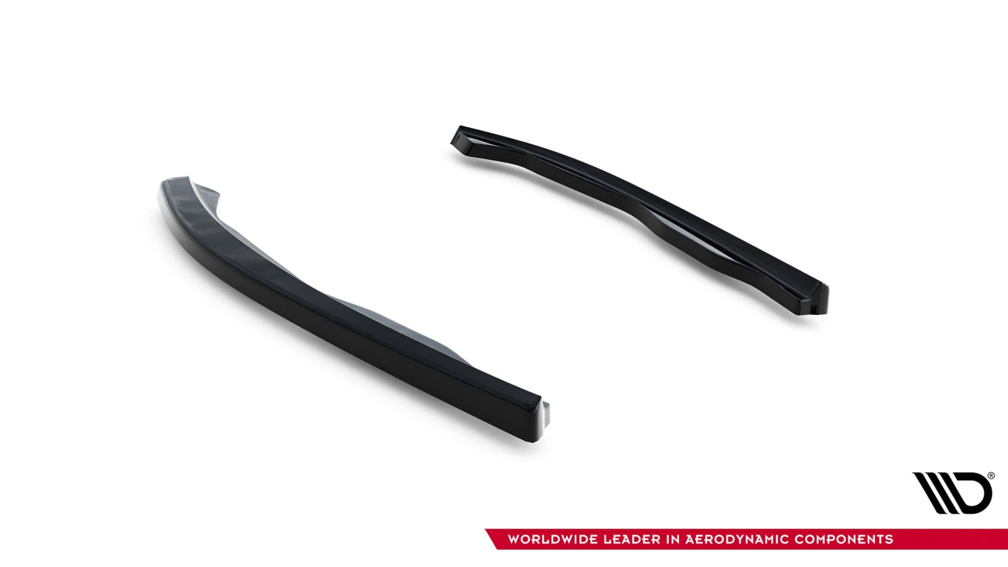 Maxton Design Heck Ansatz Flaps Diffusor passend für Renault Laguna Hatchback GT Mk3 schwarz Hochglanz
