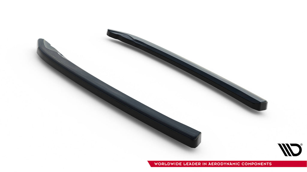 Maxton Design Heck Ansatz Flaps Diffusor V.2 passend für Skoda Superb Liftback / Combi Mk3 schwarz Hochglanz