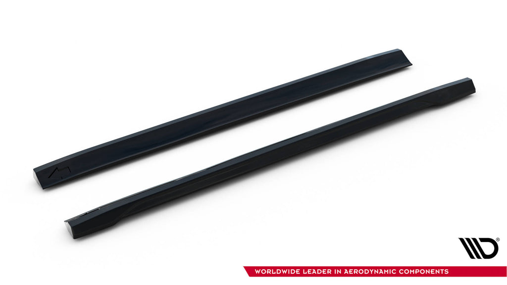 Maxton Design Street+ Seitenschweller Leisten passend für Volvo XC60 Mk2 schwarz Hochglanz