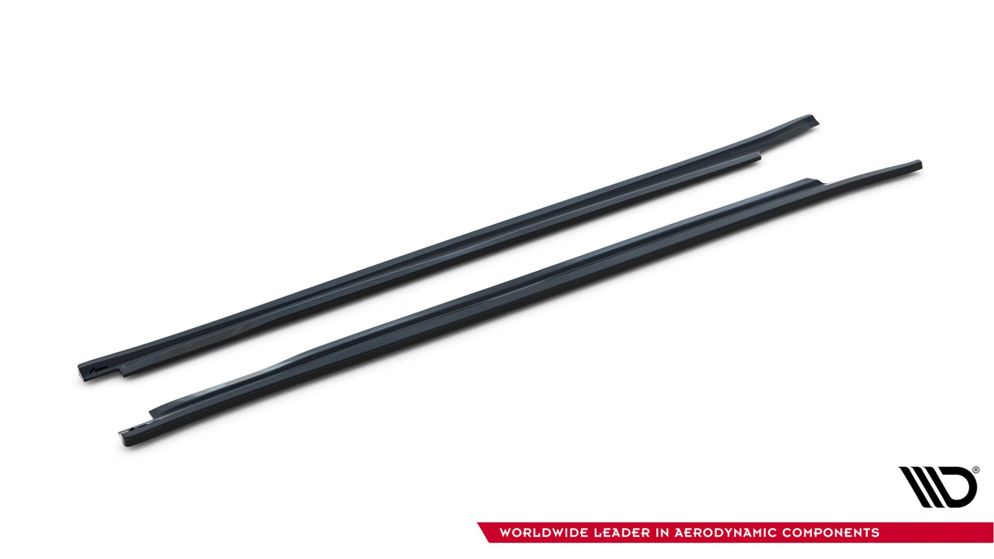 Maxton Design Street+ Seitenschweller Leisten passend für Maserati Quattroporte Mk6 schwarz Hochglanz