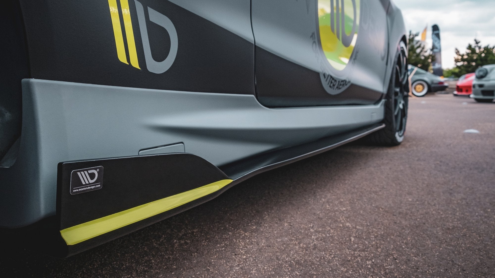 Maxton Design Street+ Seitenschweller Leisten passend für Ford Fiesta 7 ST Facelift