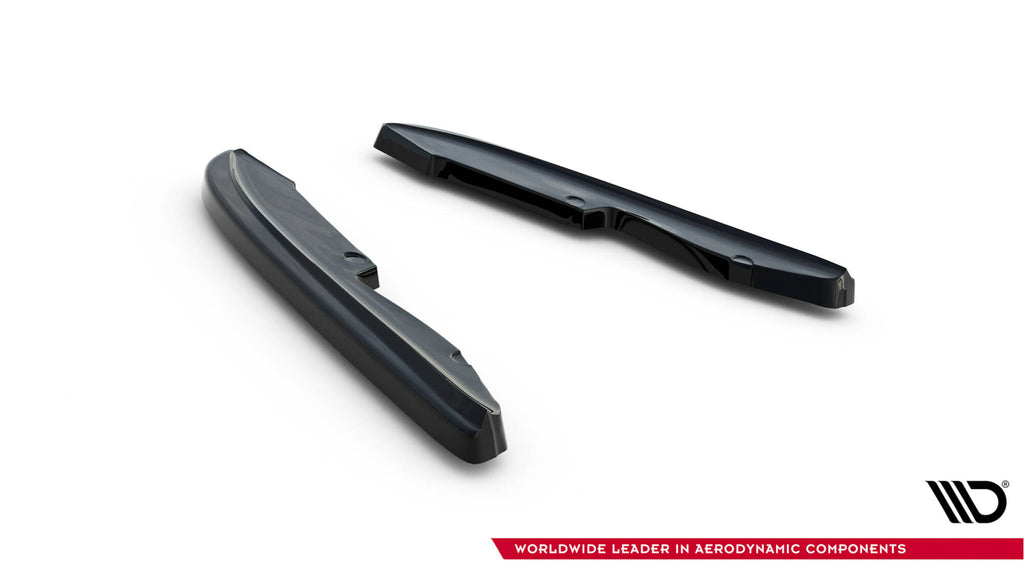 Maxton Design Heck Ansatz Flaps Diffusor passend für BMW 3er E90 M Paket schwarz Hochglanz