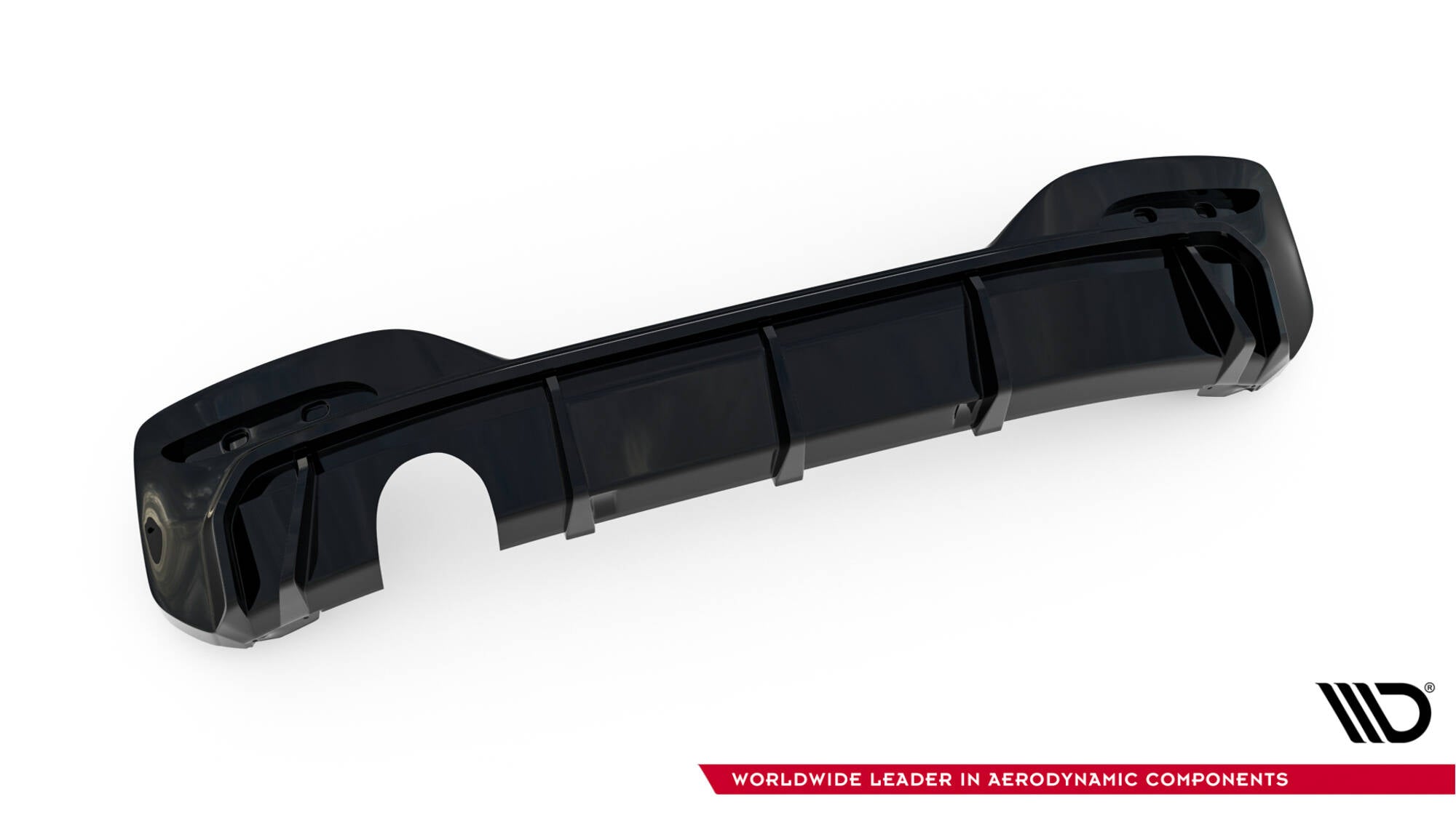 Maxton Design Diffusor Heck Ansatz V.3 passend für BMW 1er M-Paket F20 Facelift (Einzelauspuff li.)
