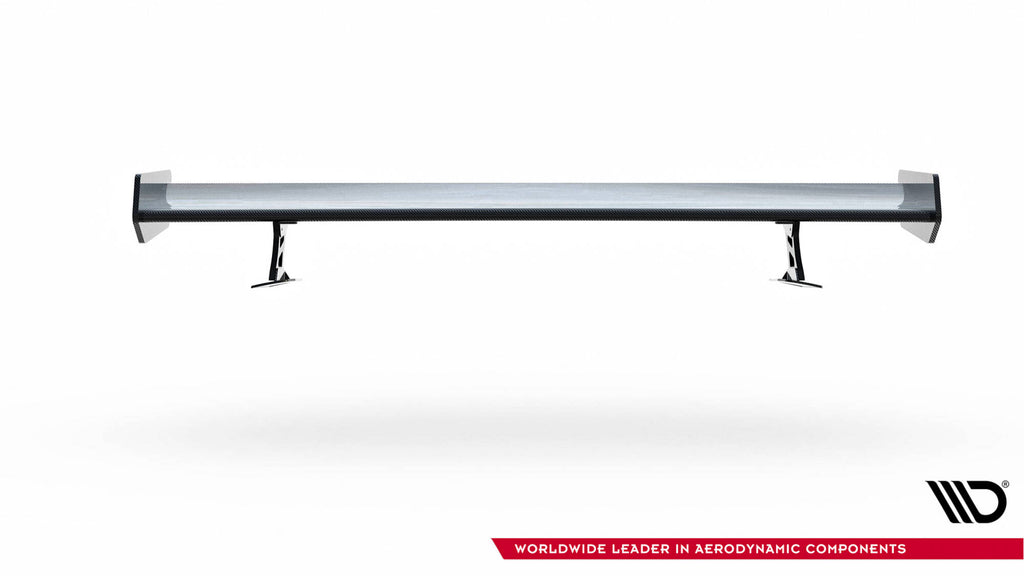 Maxton Design Carbon Spoiler With External Brackets Uprights Audi A5 Coupe 8T für Audi A5 / S5 / RS5