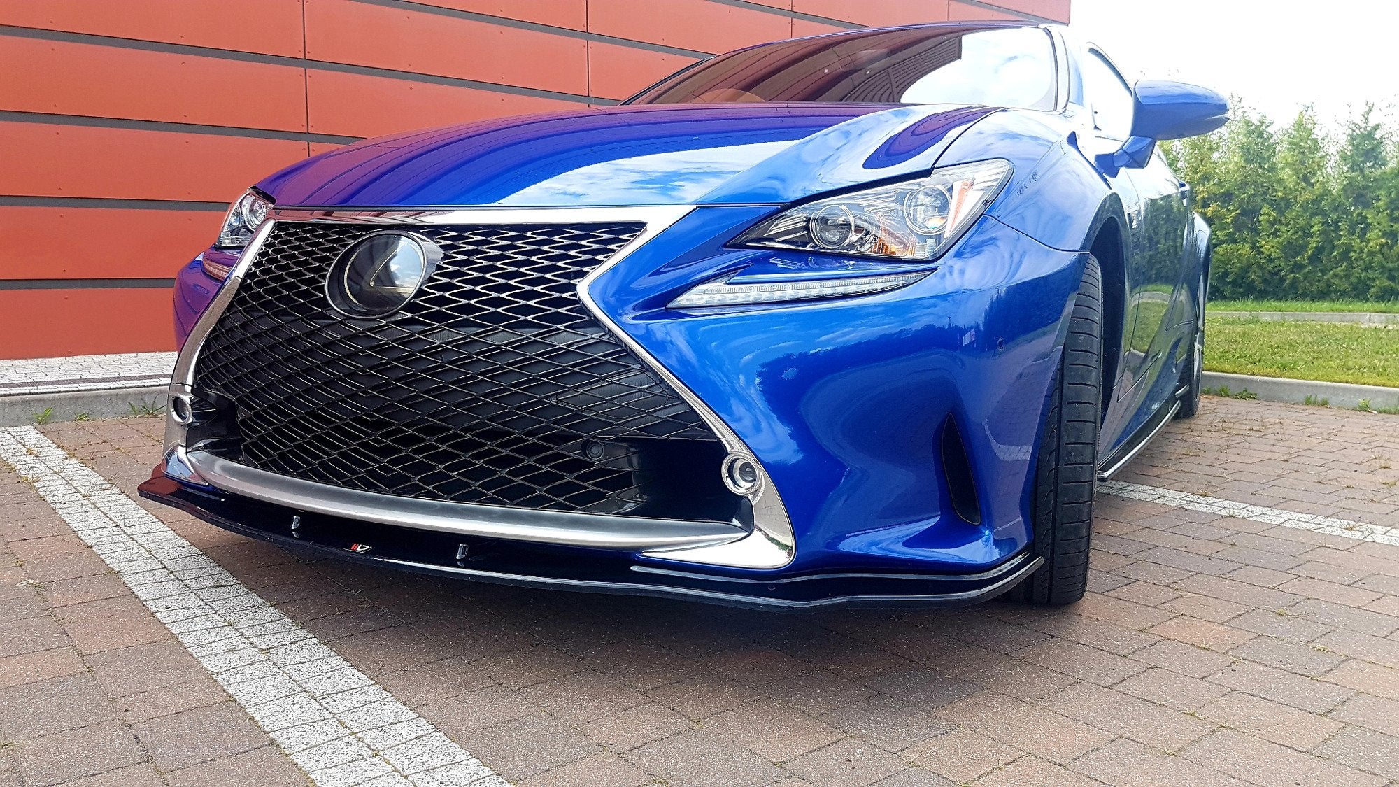 Maxton Design Front Ansatz V.2 für Lexus Rc Carbon Look