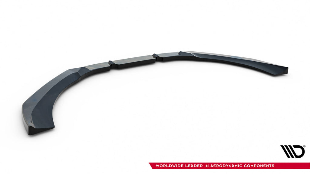 Maxton Design Street+ Spoilerlippe Front Ansatz V.4 passend für Audi RS6 C7 / C7 Facelift schwarz Hochglanz