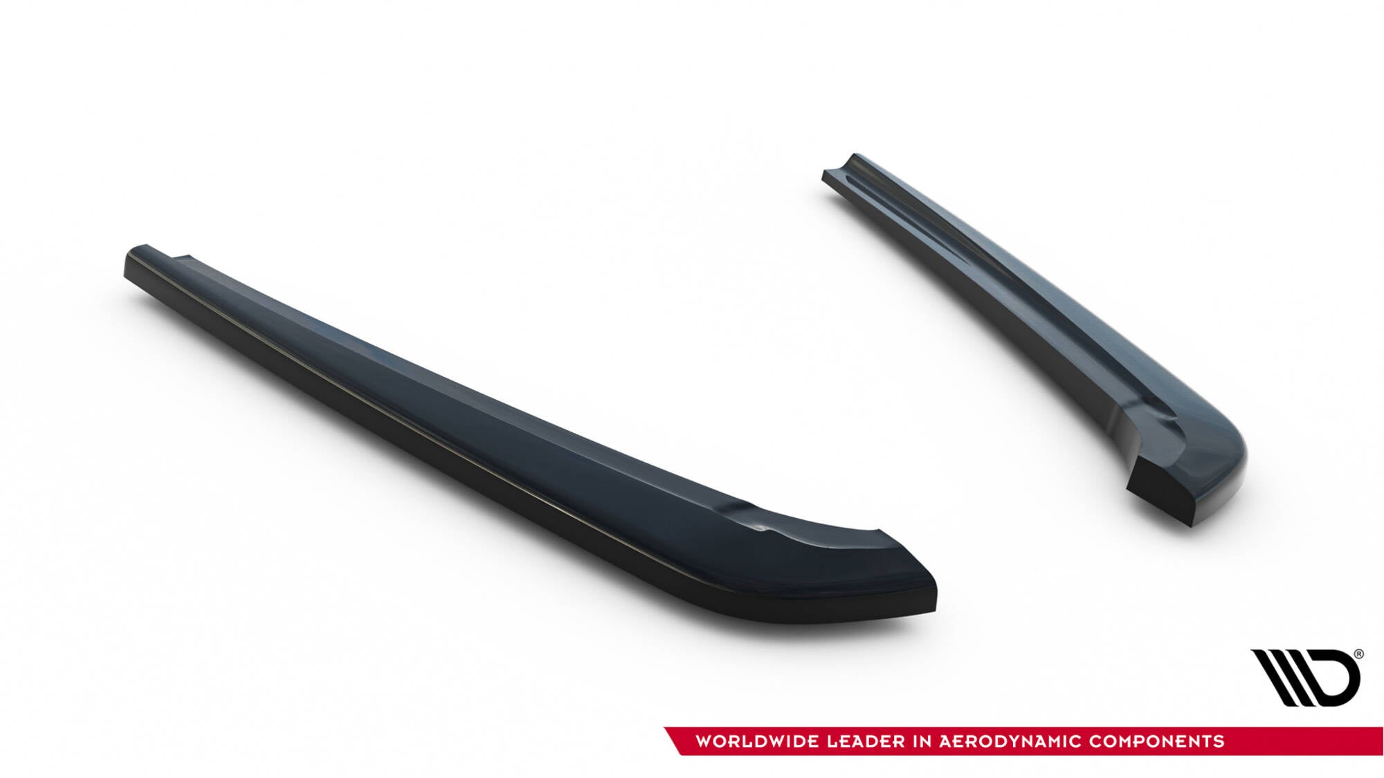Maxton Design Heck Ansatz Flaps Diffusor V.3 passend für Mercedes-Benz V-Klasse AMG-Line W447 Facelift schwarz Hochglanz