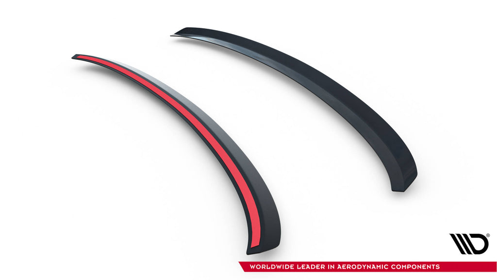 Maxton Design Spoiler CAP passend für BMW X4 M Paket schwarz Hochglanz