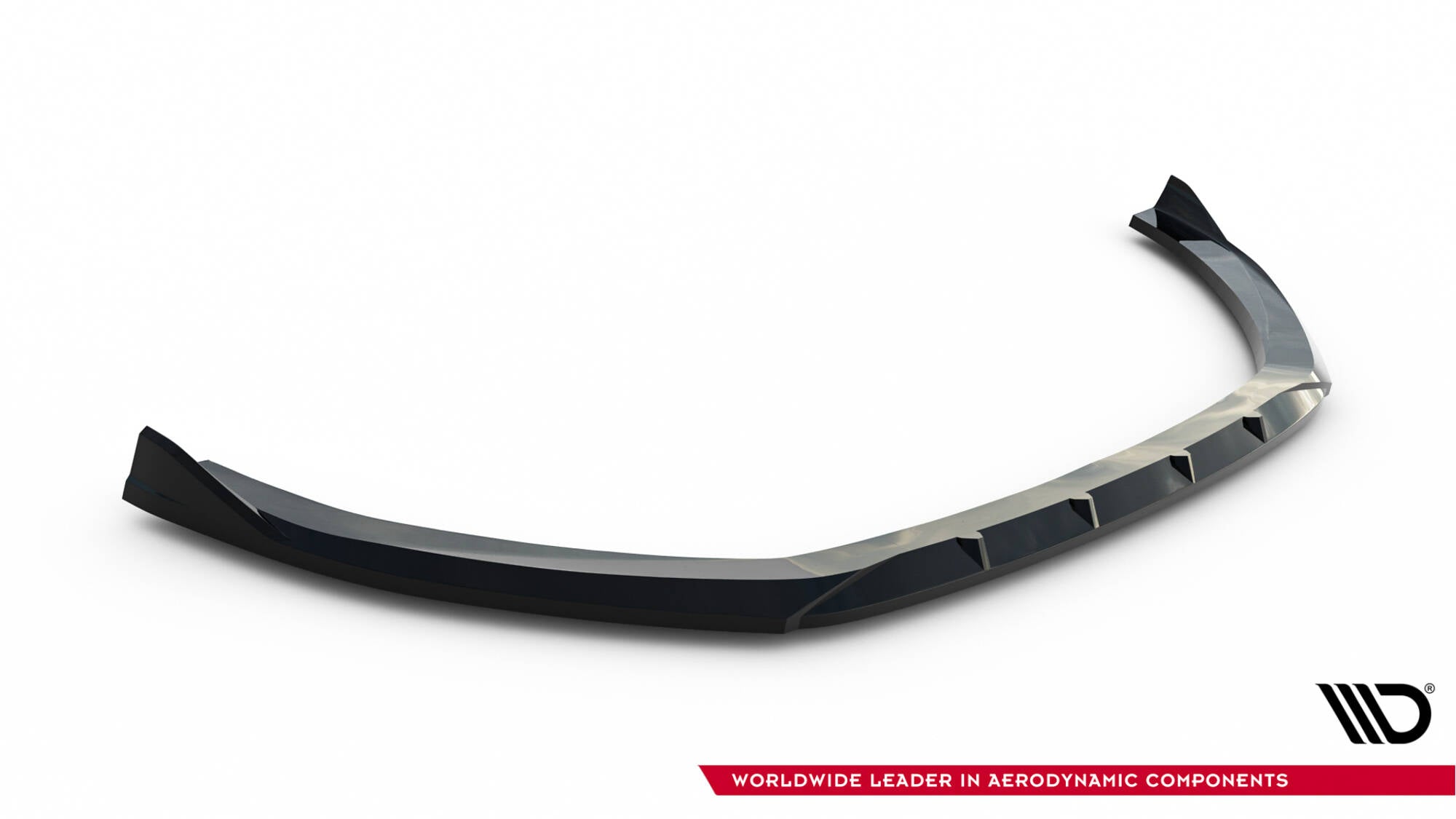 Maxton Design Street+ Spoilerlippe Front Ansatz passend für Audi A3 Limousine 8V Facelift schwarz Hochglanz