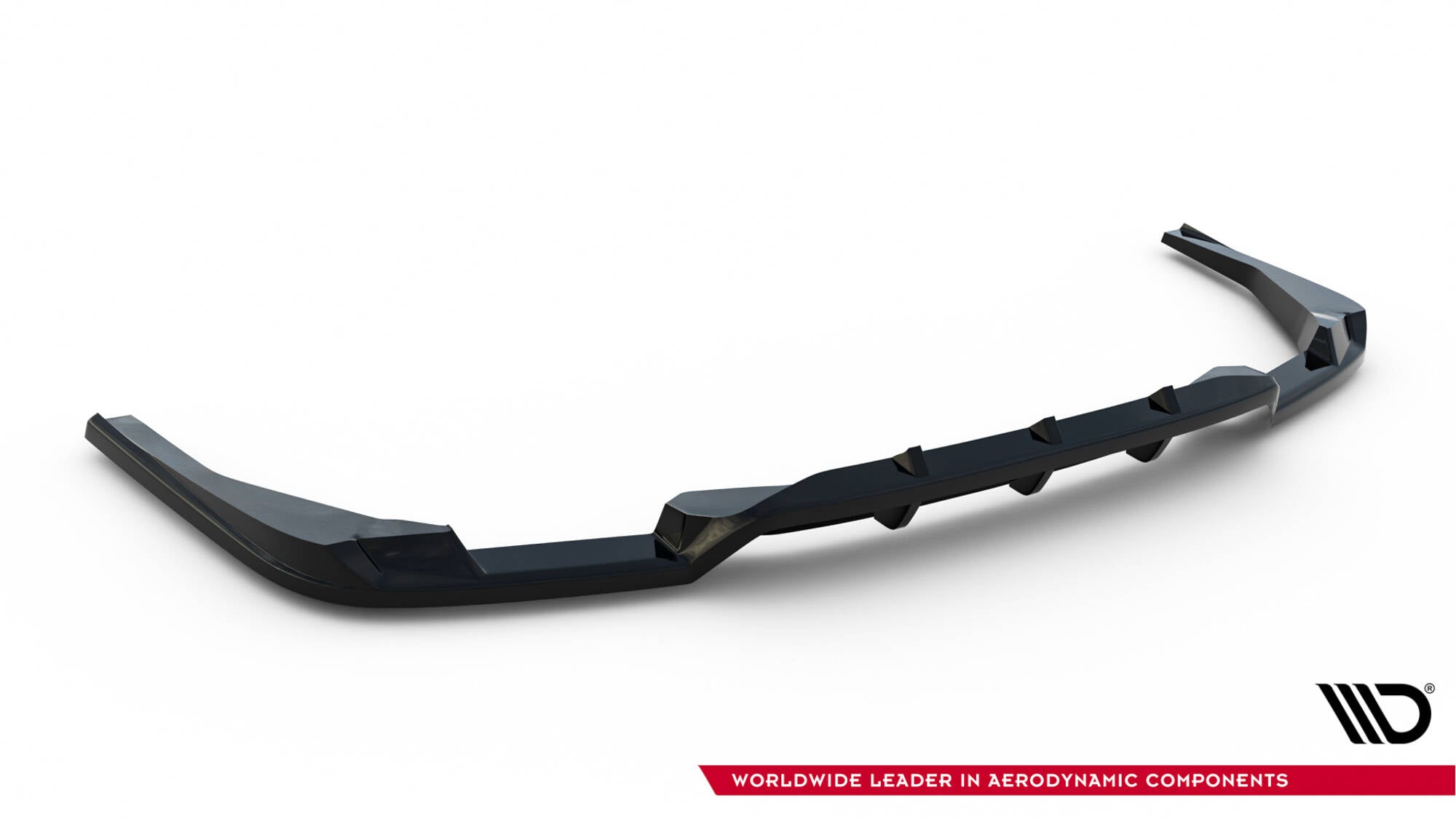 Maxton Design Street+ Mittlerer Diffusor RACE V.2 passend für BMW X4 M-Paket G02 Facelift schwarz Hochglanz
