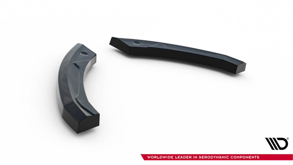 Maxton Design Heck Ansatz Flaps Diffusor passend für RENAULT MEGANE 3 RS schwarz Hochglanz