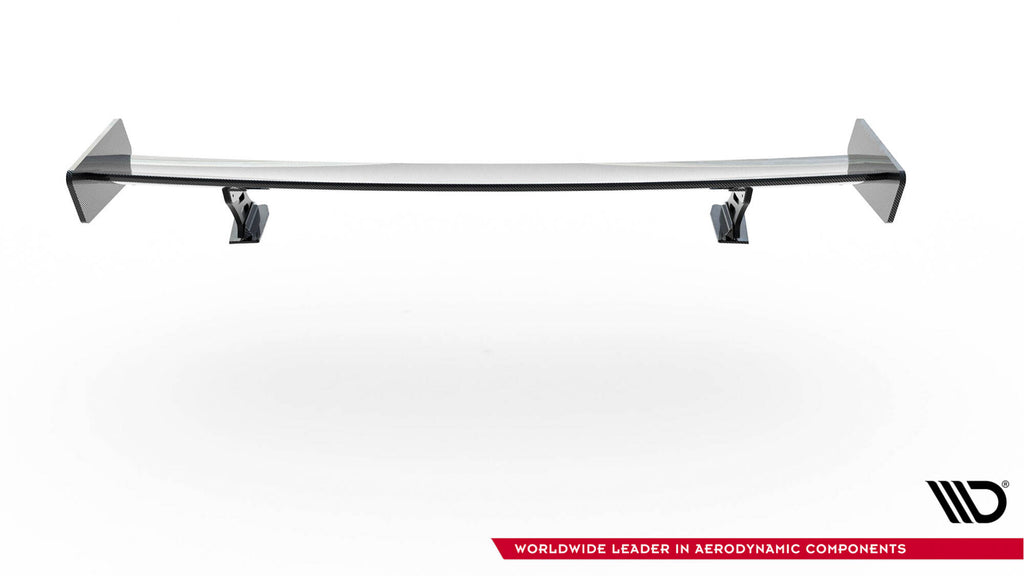 Maxton Design Carbon Spoiler With External Brackets Uprights Audi A5 Coupe 8T für Audi A5 / S5 / RS5