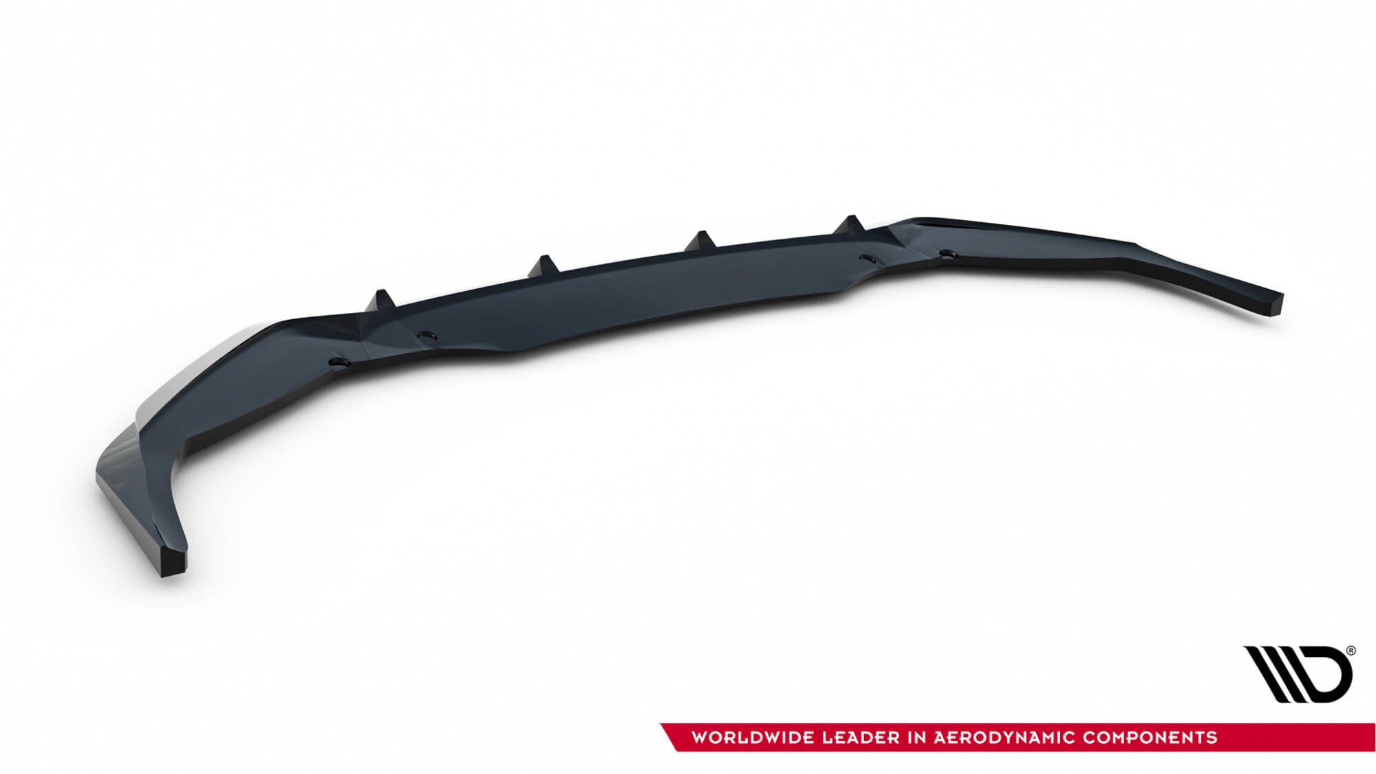 Maxton Design Street+ Spoilerlippe Front Ansatz V.1 passend für Toyota GR Yaris Mk4 Facelift schwarz Hochglanz