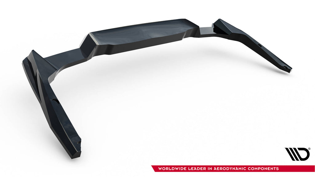 Maxton Design Street+ Mittlerer Diffusor RACE passend für Subaru Impreza WRX STI Mk3 Facelift schwarz Hochglanz