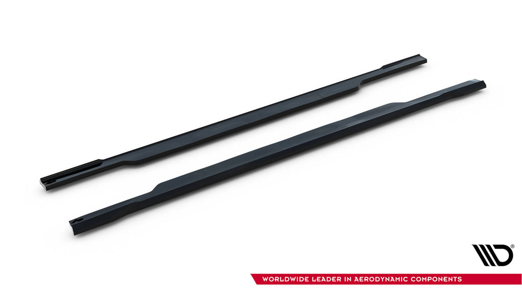 Maxton Design Street+ Seitenschweller Leisten V.2 passend für Subaru Impreza WRX STI Mk3 Facelift schwarz Hochglanz