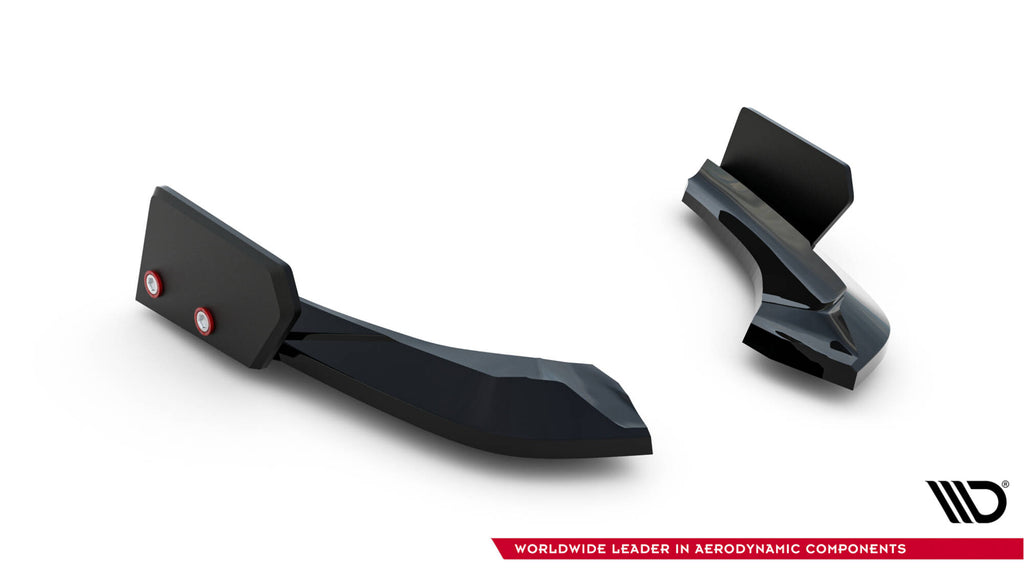 Maxton Design Heck Ansatz Flaps Diffusor V.5 + Flaps passend für (Für heckansatz V.3) BMW 1er M-Paket / M140i F20 Facelift
