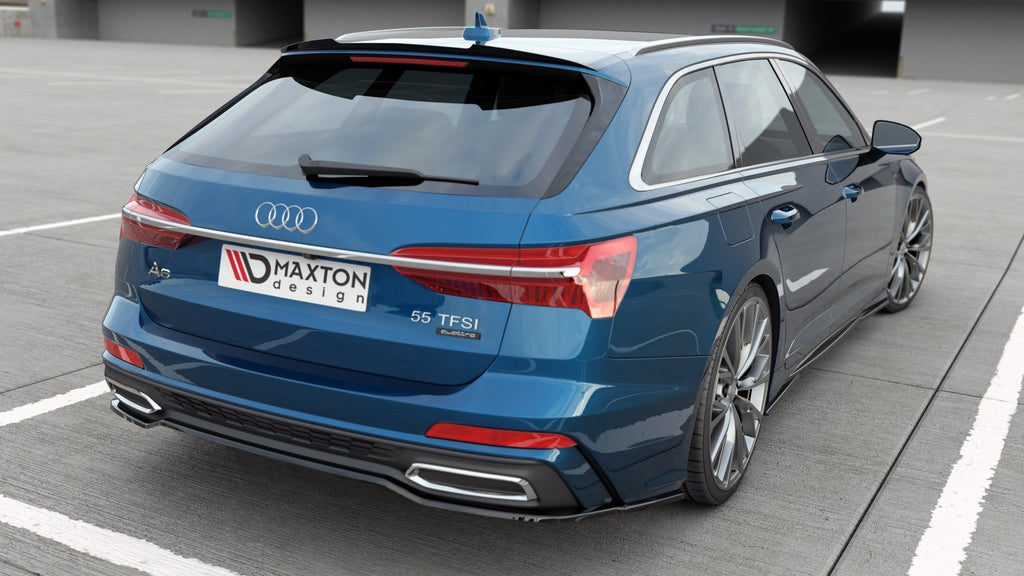 Maxton Design Heckansatz Audi A6 S-Line C8 schwarz Hochglanz für Audi A6