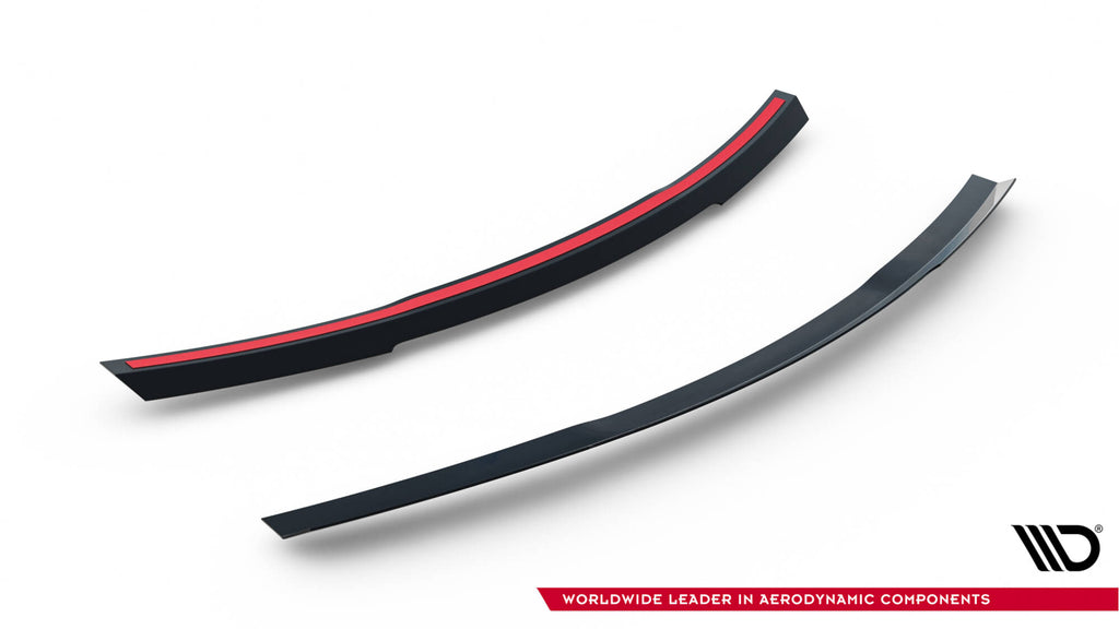 Maxton Design Spoiler CAP passend für Mercedes-Benz GLA 45 AMG schwarz Hochglanz