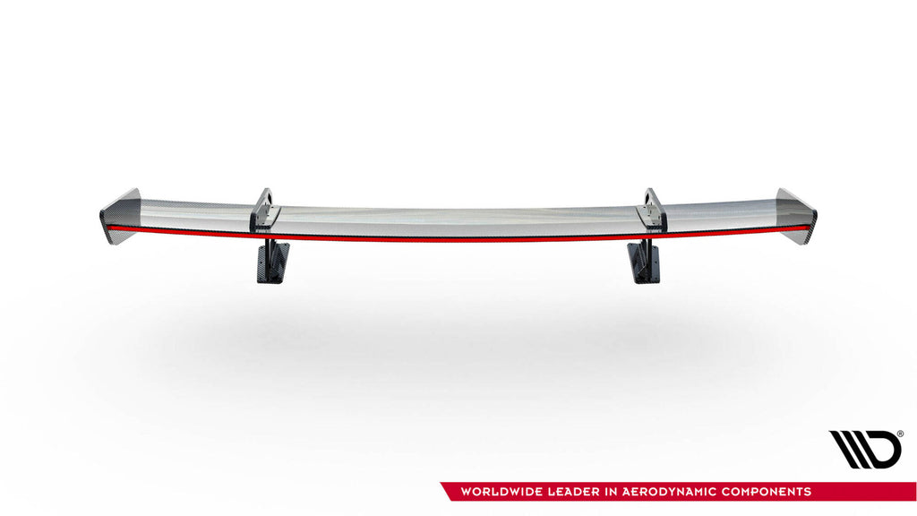 Maxton Design Carbon Spoiler With Upper Swan Mounting + LED Audi A5 / A5 S-Line / S5 / RS5 Coupe F5 / F5 Facelift für Audi A5 / S5 / RS5