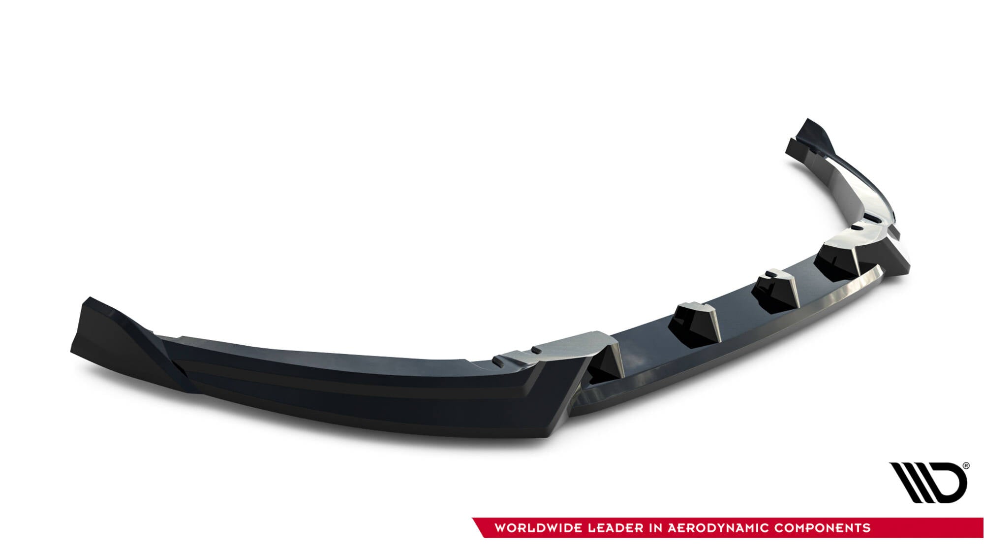 Maxton Design Street+ Spoilerlippe Front Ansatz passend für Abarth 500e schwarz Hochglanz