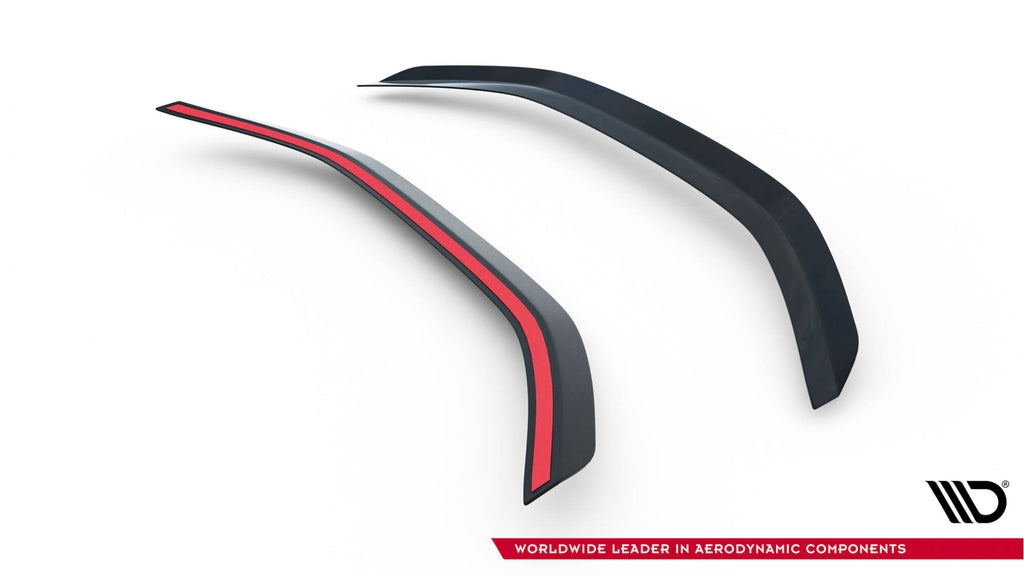 Maxton Design Spoiler CAP passend für Lexus RC Mk1 schwarz Hochglanz