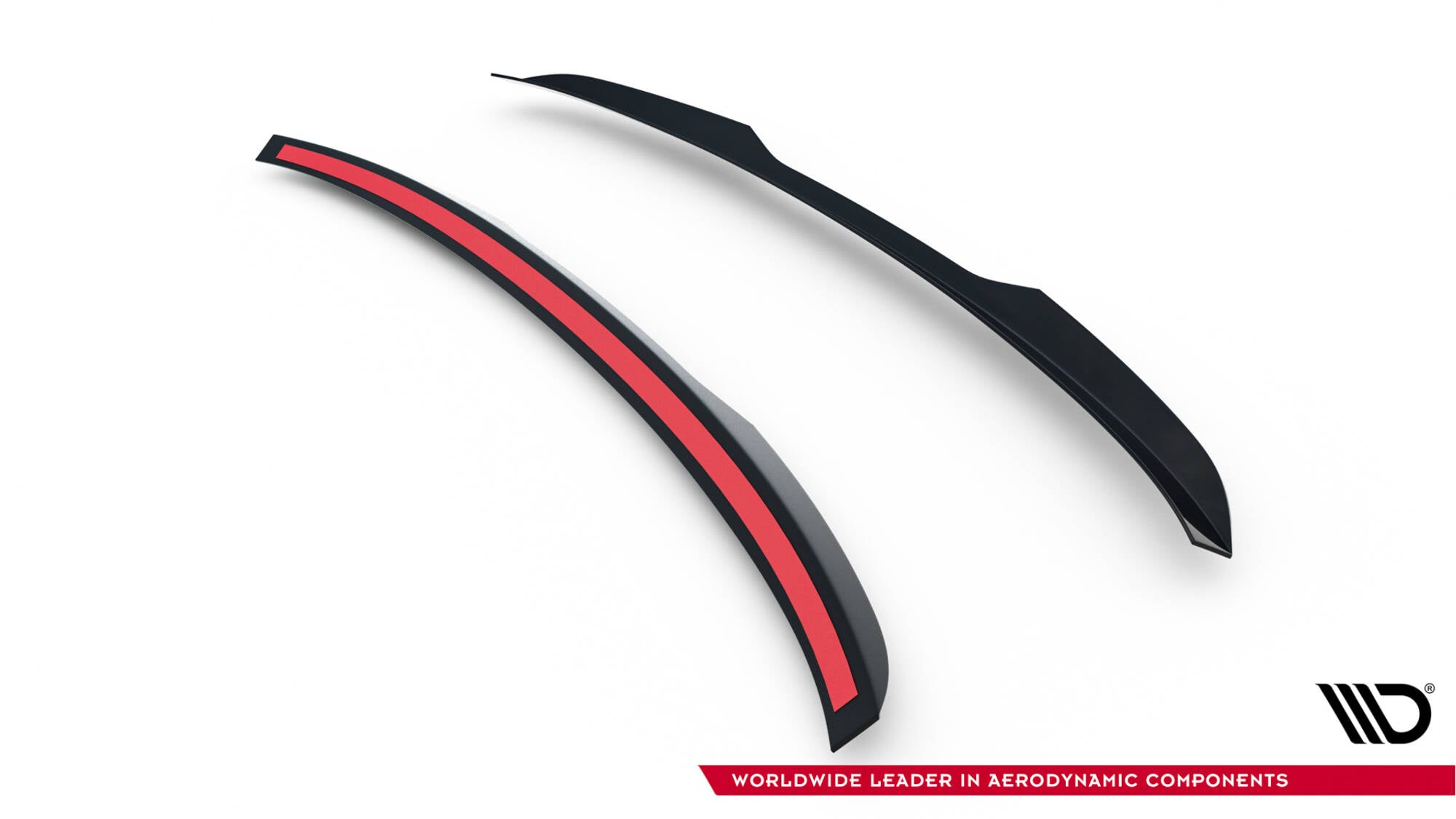Maxton Design Niedriger Spoiler CAP passend für Maserati Levante GT Mk1 Facelift schwarz Hochglanz