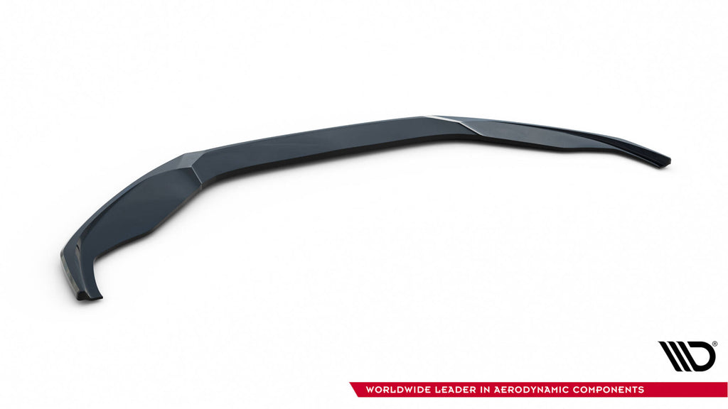 Maxton Design Street+ Spoilerlippe Front Ansatz V.2 passend für Audi A6 / A6 C7 S-line/ S6 C7 Facelift schwarz Hochglanz