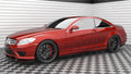 Maxton Design Street+ Spoilerlippe Front Ansatz V.1 passend für Mercedes-Benz CL 63 AMG C216 schwarz Hochglanz
