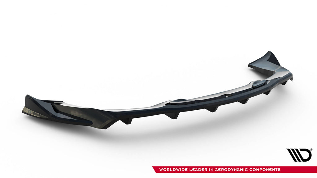 Maxton Design Street+ Mittlerer Diffusor RACE passend für Mercedes-AMG GT C C190 Facelift schwarz Hochglanz