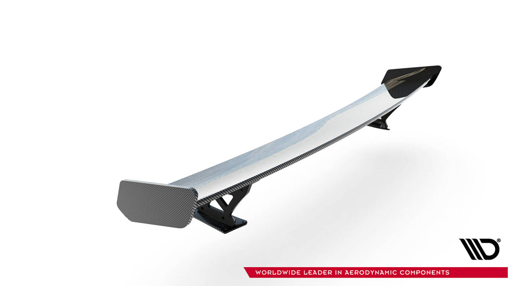 Maxton Design Carbon Spoiler With External Brackets Uprights Audi A3 / A3 S-Line / S3 / RS3 Limousine 8V / 8V Facelift für Audi A3